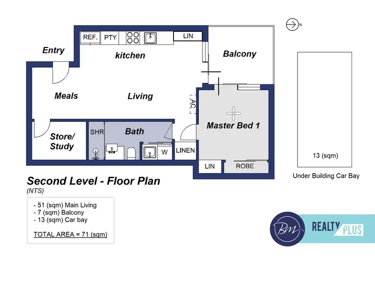 Floorplan of Homely apartment listing, 22/25 O'Connor Close, North Coogee WA 6163