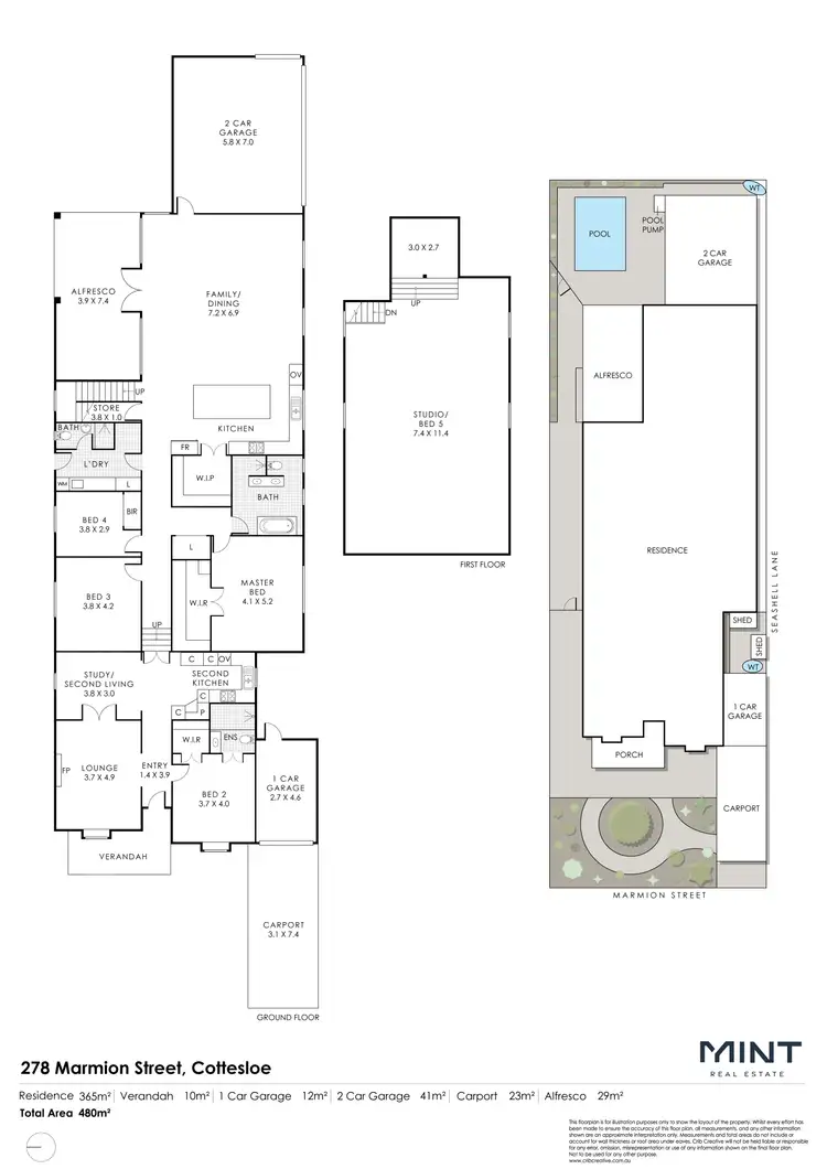Floorplan of Homely house listing, 278 Marmion Street, Cottesloe WA 6011