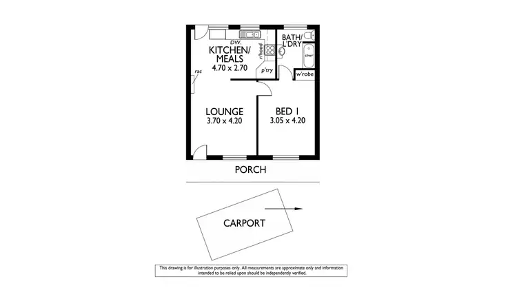 Floorplan of Homely unit listing, 4/13 Selby Street, Kurralta Park SA 5037