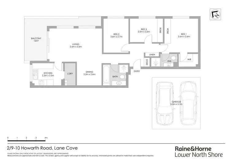 Floorplan of Homely apartment listing, 2/9-10 Howarth Road, Lane Cove NSW 2066