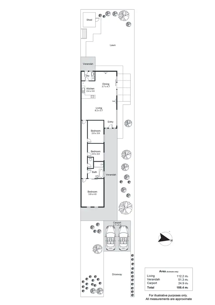Floorplan of Homely house listing, 10 High Street, South Brighton SA 5048
