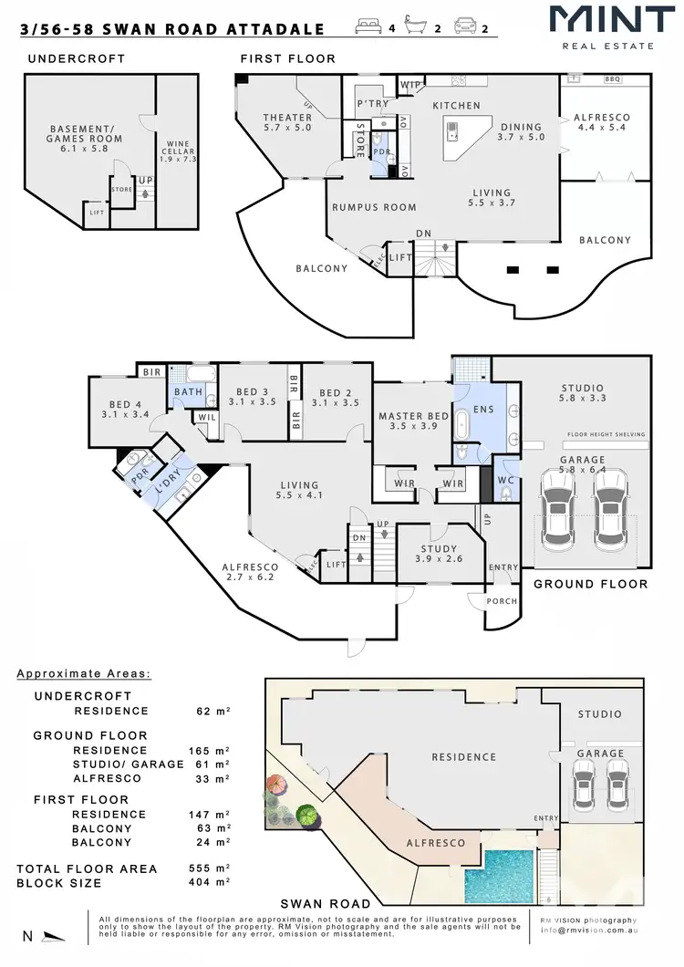 Floorplan of Homely house listing, 3/56-58 Swan Road, Attadale WA 6156