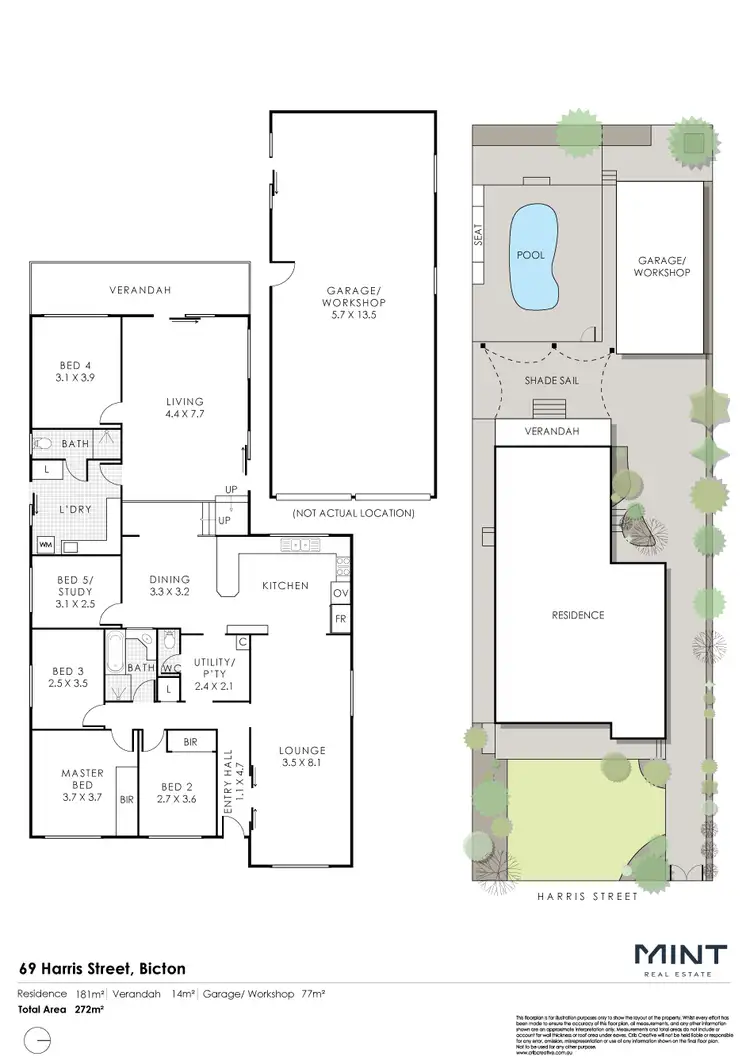 Floorplan of Homely house listing, 69 Harris Street, Bicton WA 6157