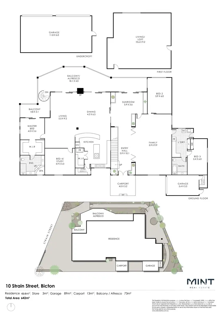 Floorplan of Homely house listing, 10 Strain Street, Bicton WA 6157