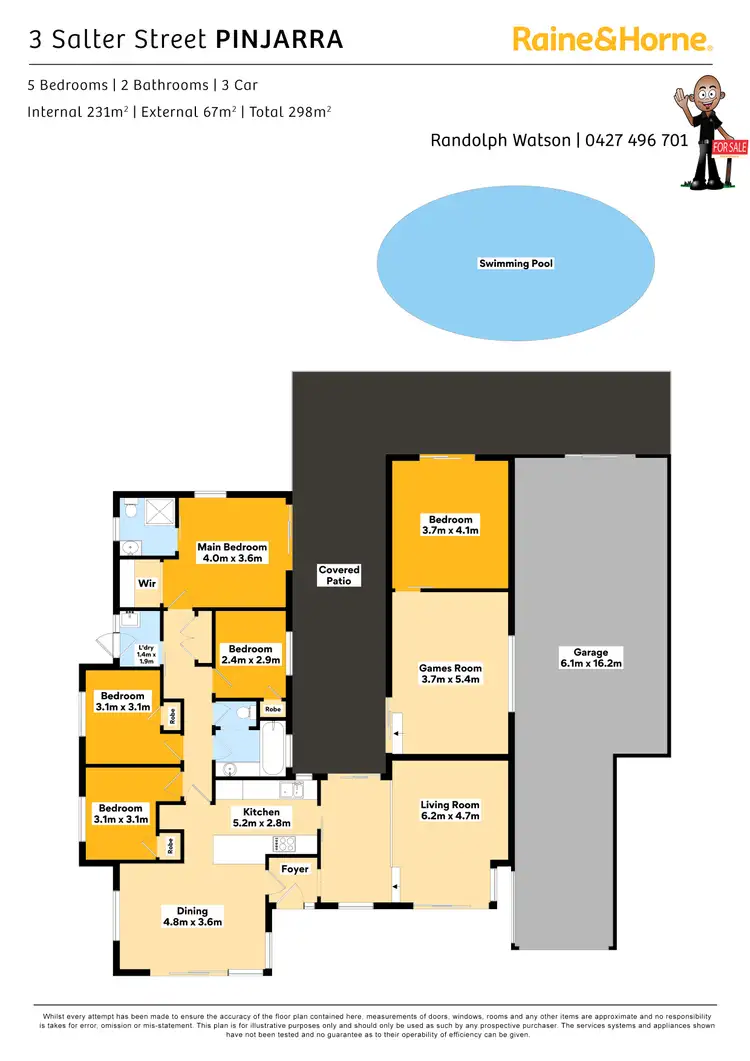 Floorplan of Homely house listing, 3 Salter Street, Pinjarra WA 6208