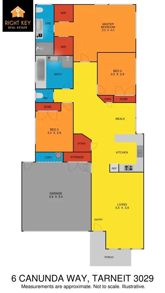 Floorplan of Homely house listing, 6 Canunda Way, Tarneit VIC 3029