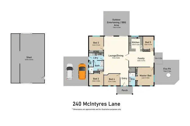 Floorplan of Homely house listing, 240 Mcintyres Lane, Gulmarrad NSW 2463