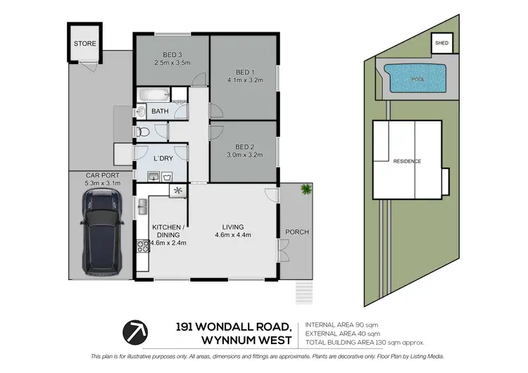 Floorplan of Homely house listing, 191 Wondall Road, Wynnum West QLD 4178