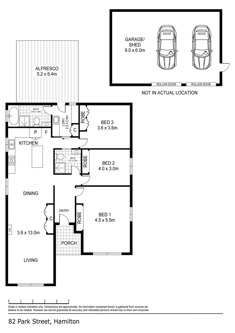 Floorplan of Homely house listing, 82 Park Street, Hamilton VIC 3300