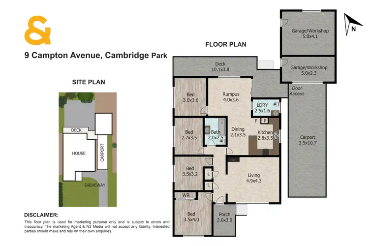 Floorplan of Homely house listing, 9 Campton Avenue, Cambridge Park NSW 2747