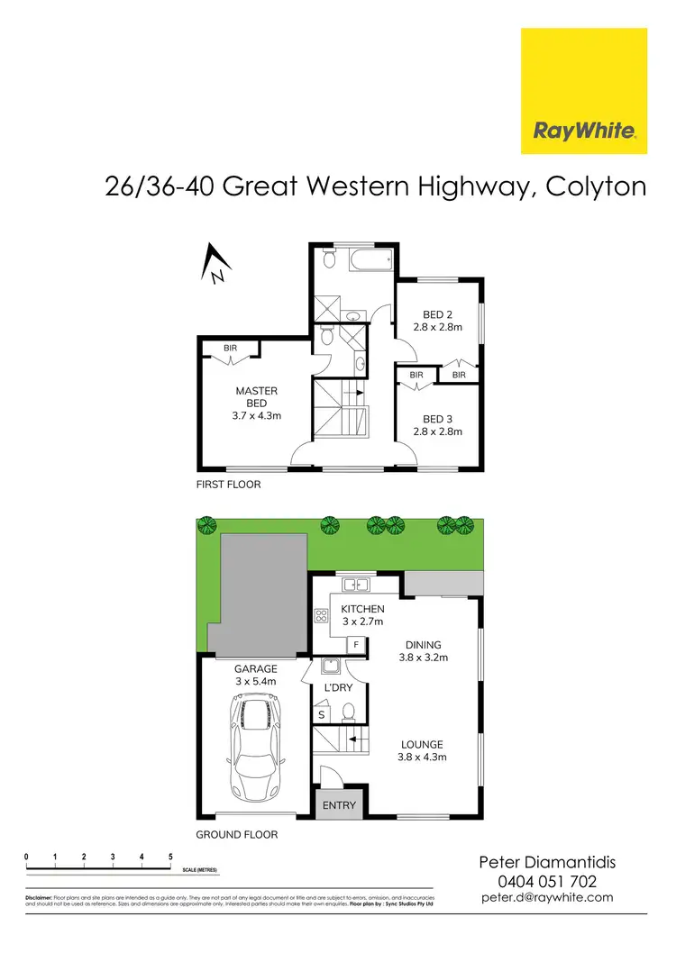 Floorplan of Homely townhouse listing, 26/36-40 Great Western Highway, Colyton NSW 2760