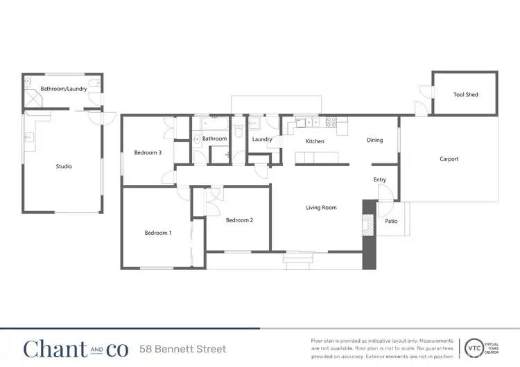 Floorplan of Homely house listing, 58 Bennett Street, Dubbo NSW 2830