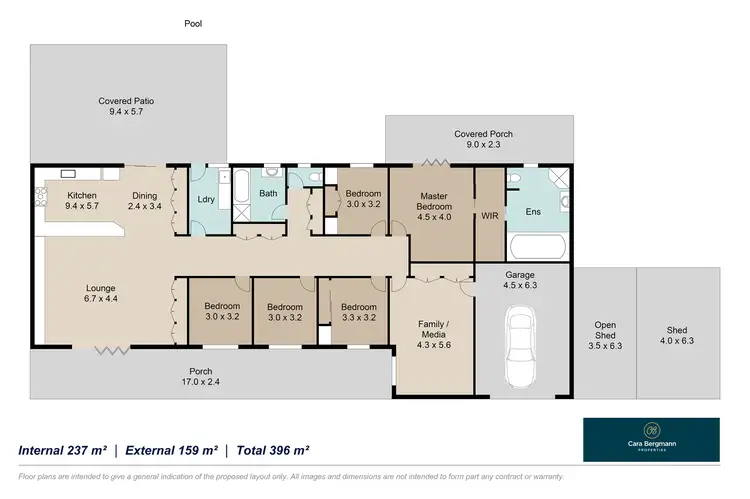Floorplan of Homely house listing, 2 Bristlebird Drive, Morayfield QLD 4506