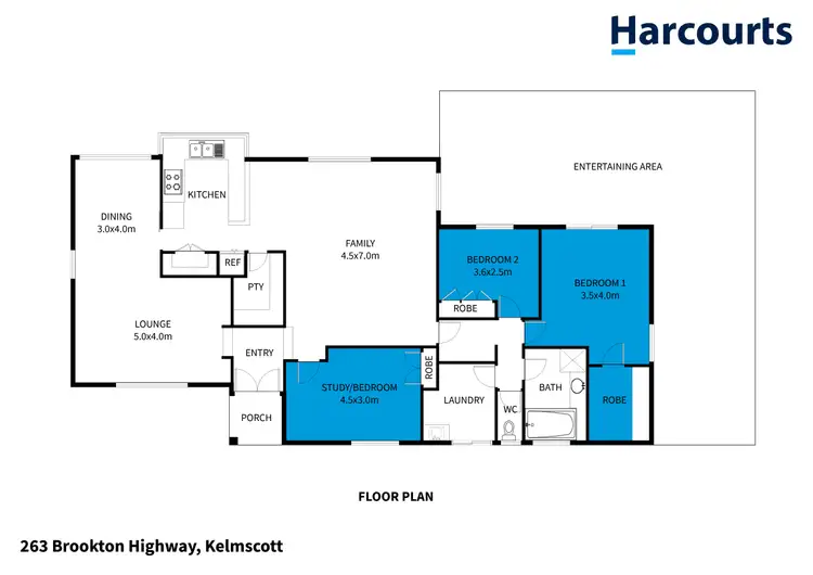 Floorplan of Homely house listing, 263 Brookton Highway, Kelmscott WA 6111