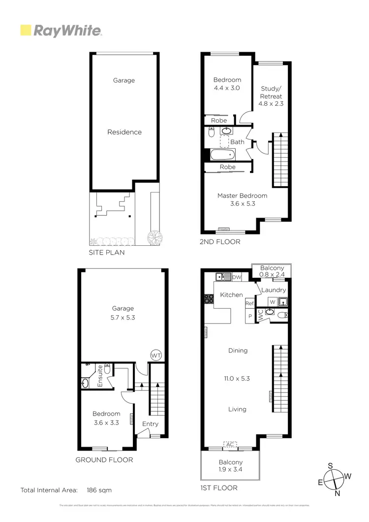 Floorplan of Homely townhouse listing, 9 Cavalry Circuit, Maribyrnong VIC 3032