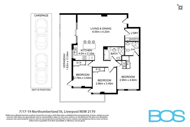 Floorplan of Homely apartment listing, 7/17-19 Northumberland Street, Liverpool NSW 2170