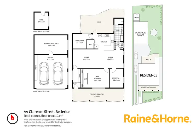 Floorplan of Homely house listing, 44 Clarence Street, Bellerive TAS 7018