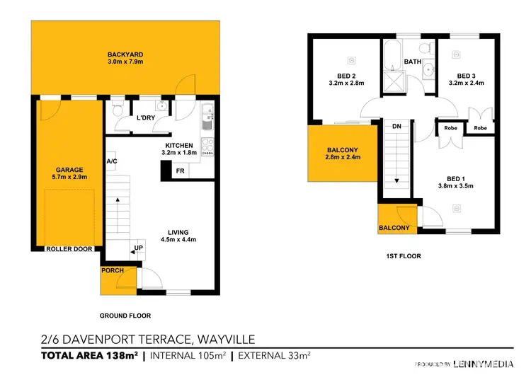 Floorplan of Homely house listing, 2/6 Davenport Terrace, Wayville SA 5034