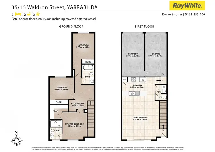 Floorplan of Homely townhouse listing, 32/15-25 Waldron Street, Yarrabilba QLD 4207