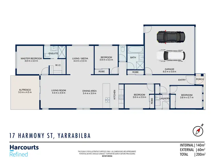Floorplan of Homely house listing, 17 Harmony Street, Yarrabilba QLD 4207