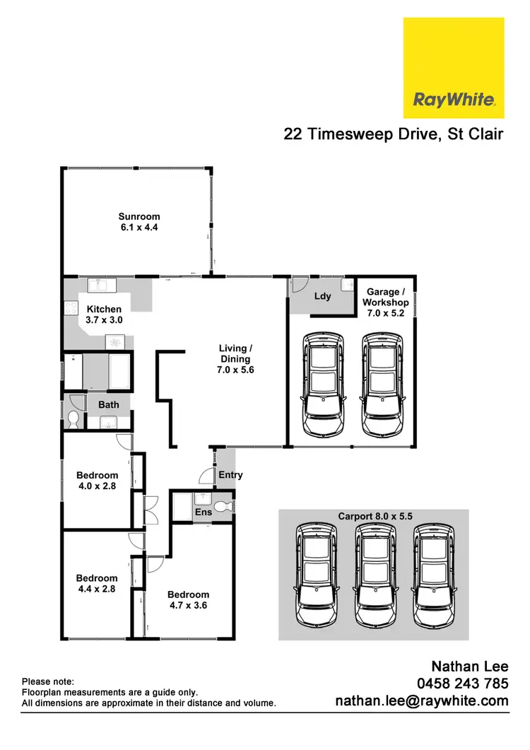 Floorplan of Homely house listing, 22 Timesweep Drive, St Clair NSW 2759