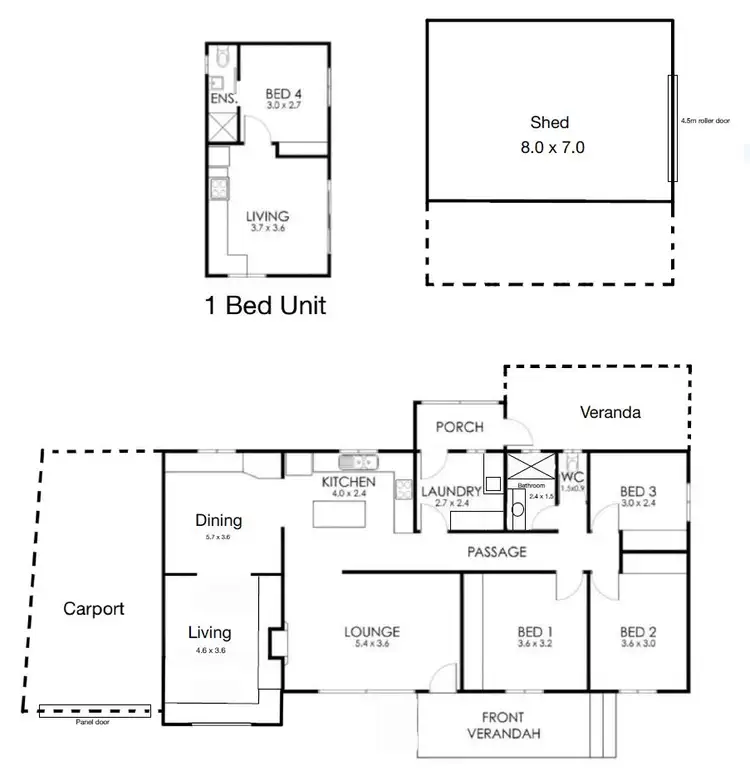 Floorplan of Homely house listing, 1 Gascony Crescent, Port Lincoln SA 5606
