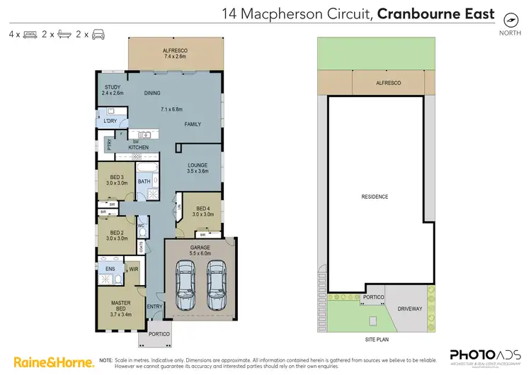 Floorplan of Homely house listing, 14 Macpherson Circuit, Cranbourne East VIC 3977