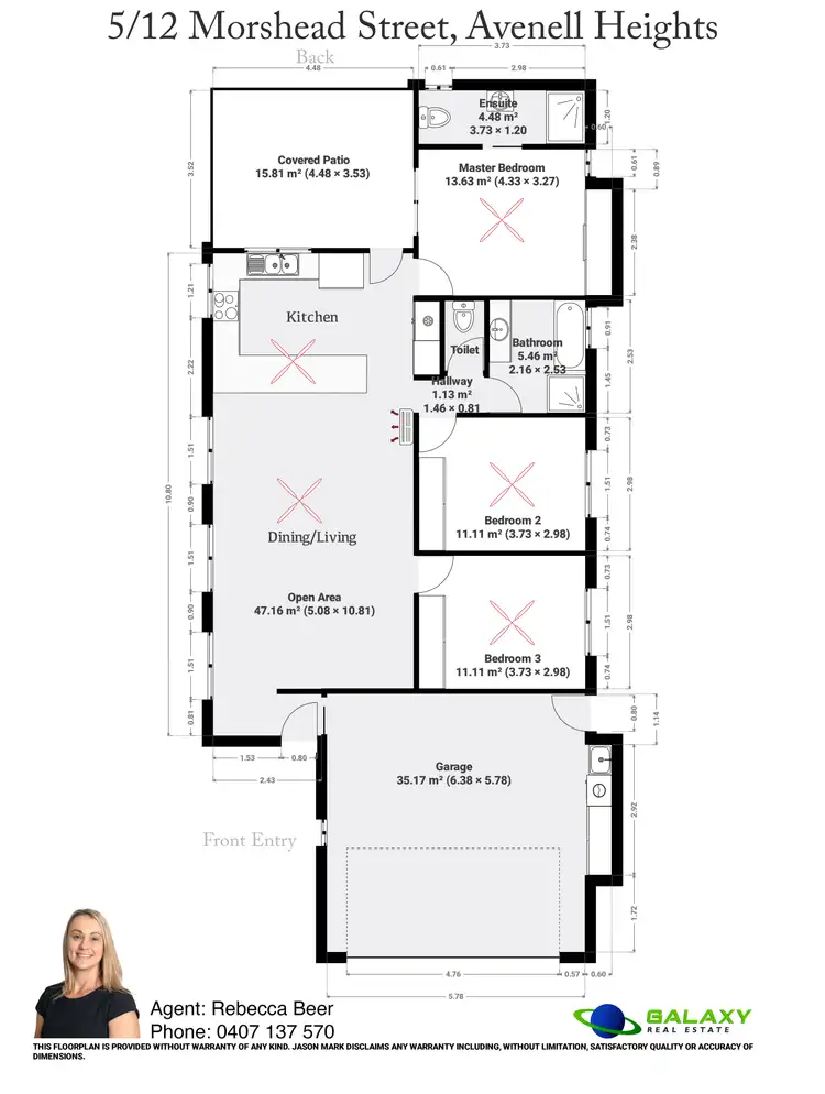 Floorplan of Homely house listing, 5/12 Morshead Street, Avenell Heights QLD 4670