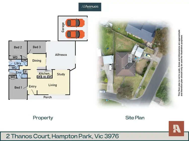 Floorplan of Homely house listing, 2 Thanos Court, Hampton Park VIC 3976