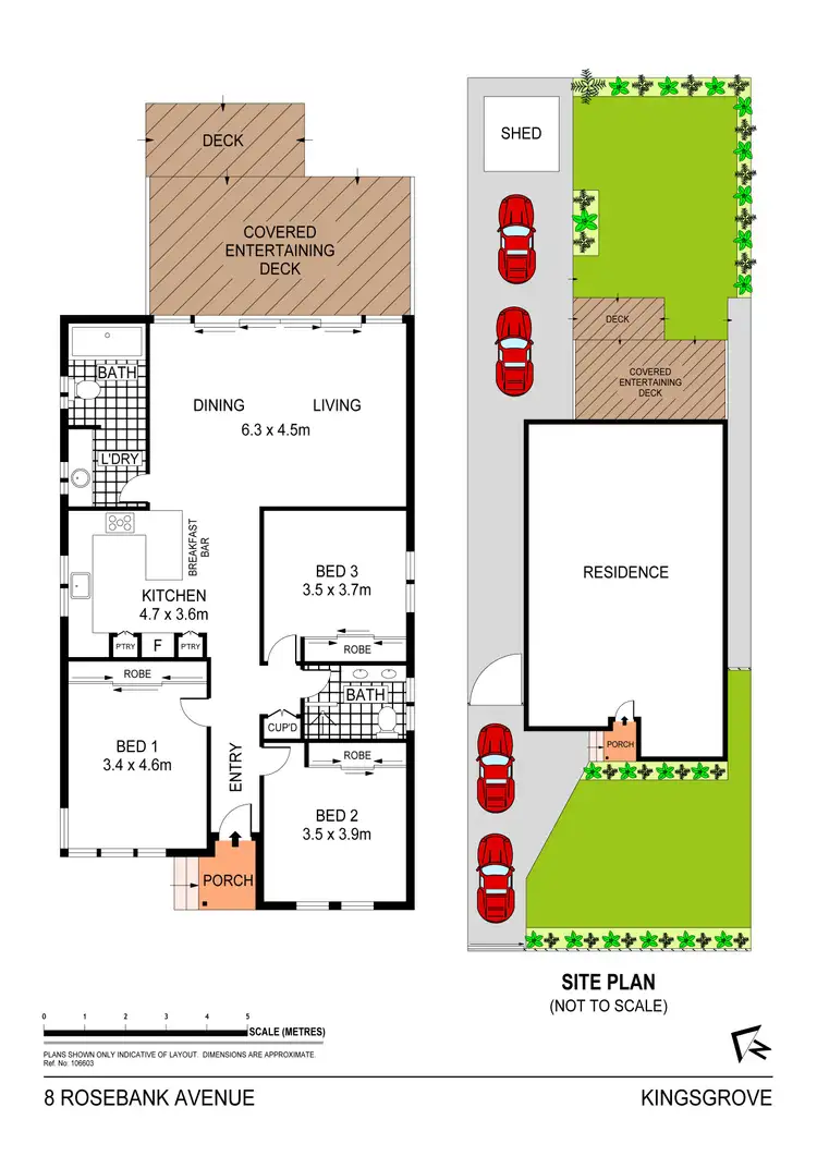 Floorplan of Homely house listing, 8 Rosebank Avenue, Kingsgrove NSW 2208
