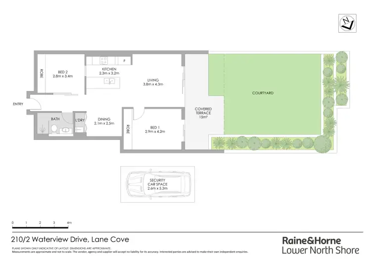 Floorplan of Homely apartment listing, 210/2 Waterview Drive, Lane Cove NSW 2066