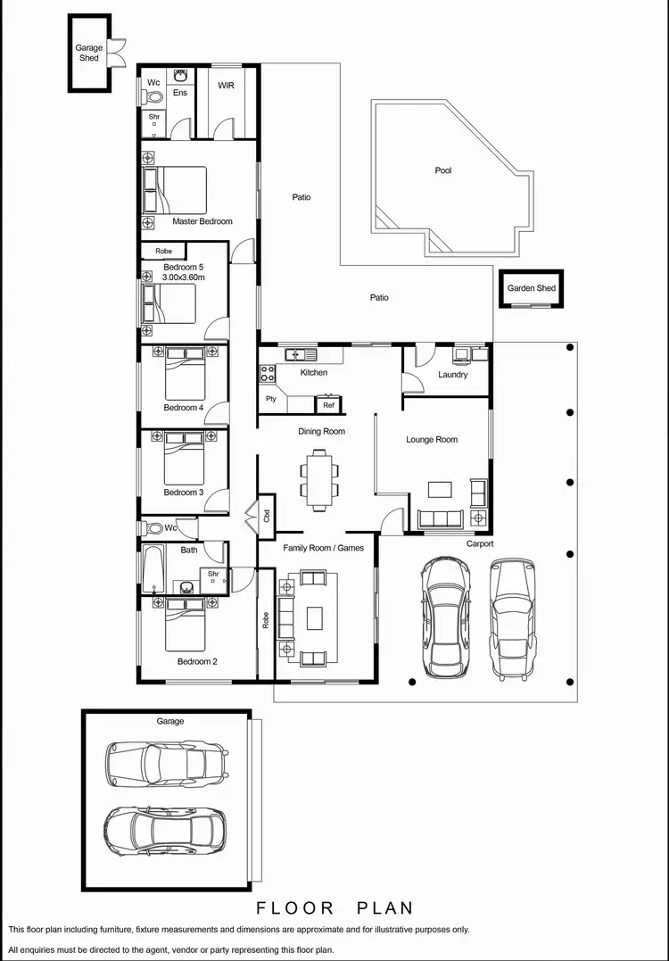 Floorplan of Homely house listing, 325 Cliveden Avenue, Oxley QLD 4075