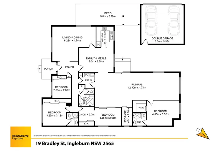 Floorplan of Homely house listing, 19 Bradley Street, Ingleburn NSW 2565