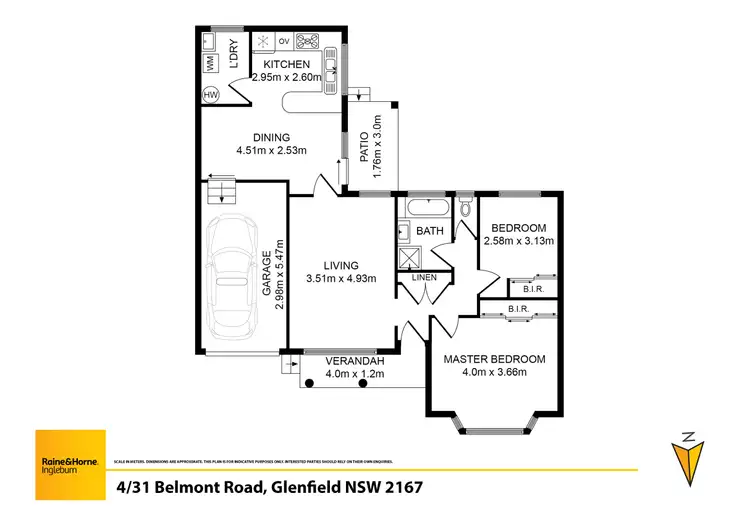 Floorplan of Homely villa listing, 4/31 Belmont Road, Glenfield NSW 2167