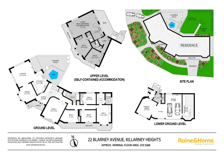 Floorplan of Homely house listing, 22 Blarney Avenue, Killarney Heights NSW 2087