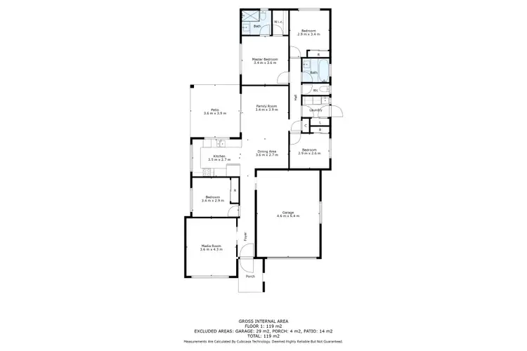 Floorplan of Homely house listing, 3 Rowley Place, Burdell QLD 4818