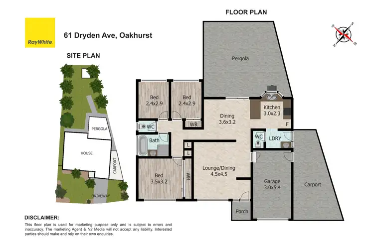 Floorplan of Homely house listing, 61 Dryden Avenue, Oakhurst NSW 2761