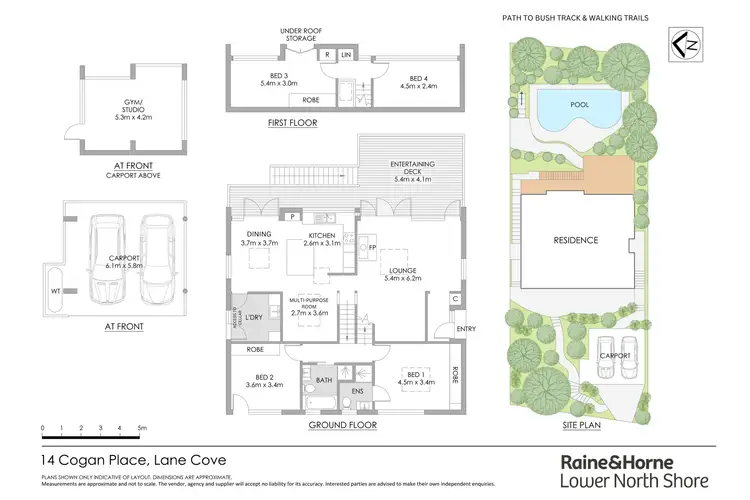 Floorplan of Homely house listing, 14 Cogan Place, Lane Cove NSW 2066