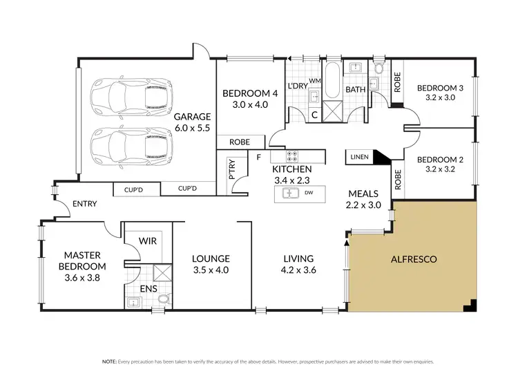Floorplan of Homely house listing, 32 Rowena Way, Mickleham VIC 3064