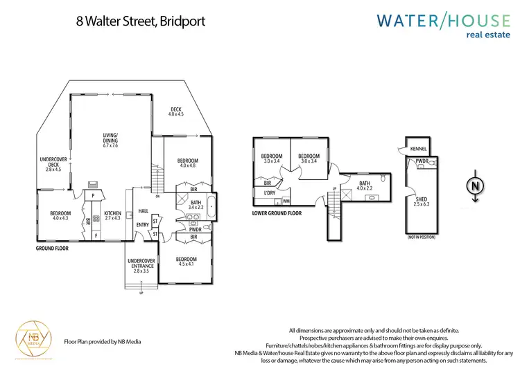 Floorplan of Homely house listing, 8 Walter Street, Bridport TAS 7262