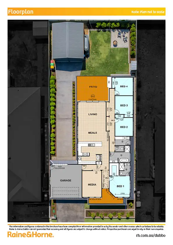 Floorplan of Homely house listing, 12 Severn Circle, Dubbo NSW 2830