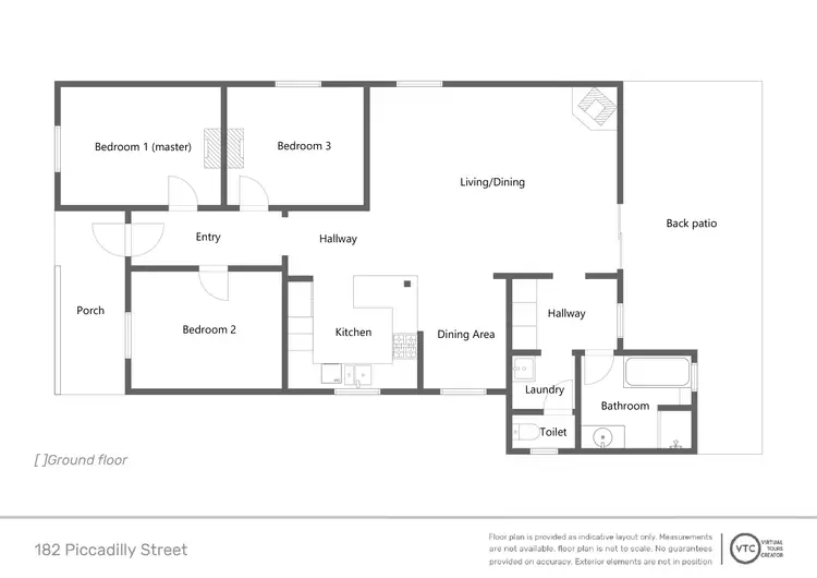 Floorplan of Homely house listing, 182 Piccadilly Street, Piccadilly WA 6430
