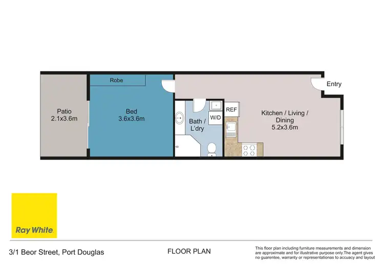Floorplan of Homely apartment listing, 3/1 Beor Street, Port Douglas QLD 4877