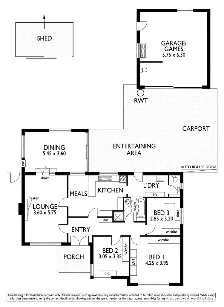 Floorplan of Homely house listing, 14 Wood Street, Kurralta Park SA 5037