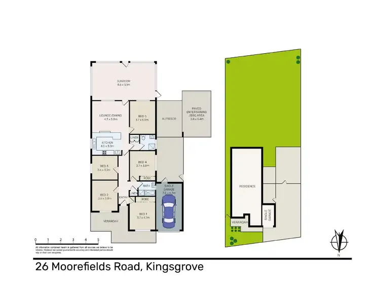 Floorplan of Homely house listing, 26 Moorefields Road, Kingsgrove NSW 2208