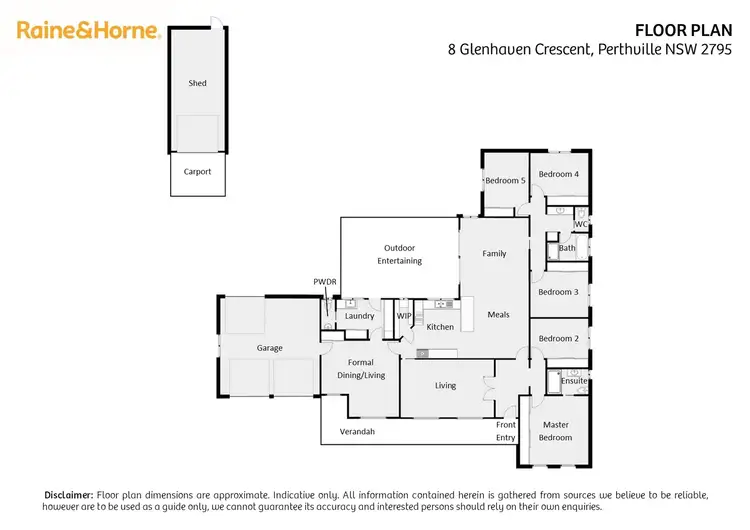 Floorplan of Homely house listing, 8 Glenhaven Crescent, Perthville NSW 2795