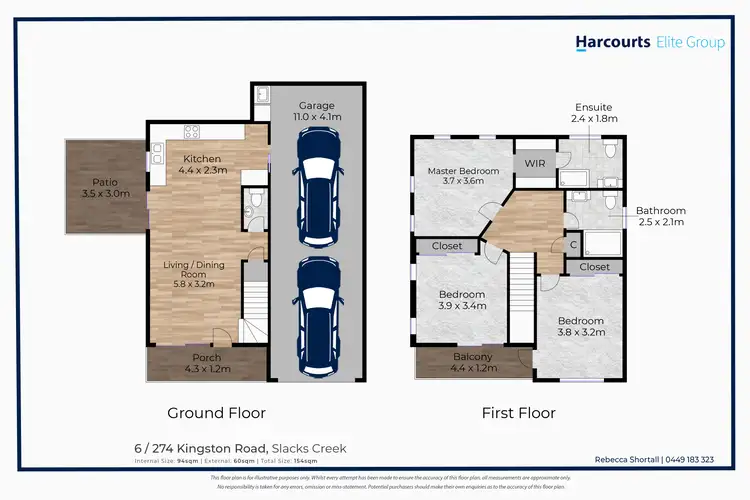 Floorplan of Homely townhouse listing, 6/274 Kingston Road, Slacks Creek QLD 4127