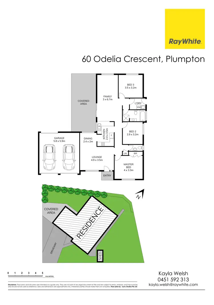 Floorplan of Homely house listing, 60 Odelia Crescent, Plumpton NSW 2761