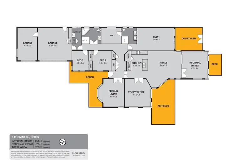Floorplan of Homely house listing, 6 Thomas Close, Berry NSW 2535