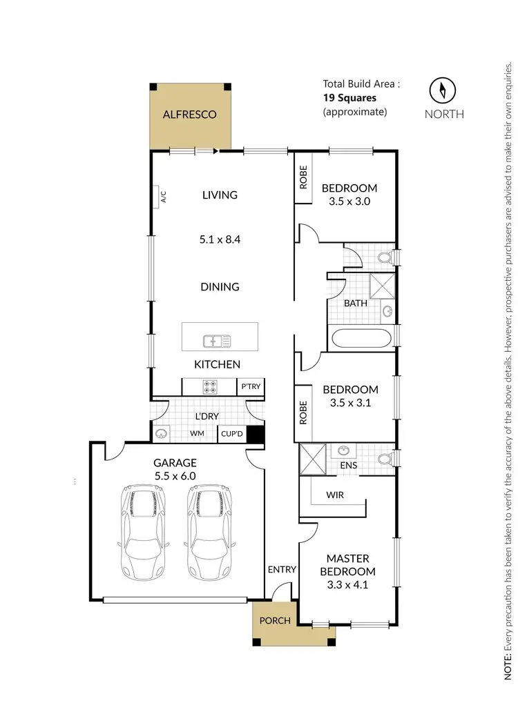Floorplan of Homely house listing, 8 Greenleaf Circuit, Tarneit VIC 3029